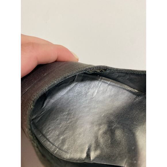 Stuart Weitzman slate gray silver shimmer evening heels pumps size 6 - Picture 9 of 12